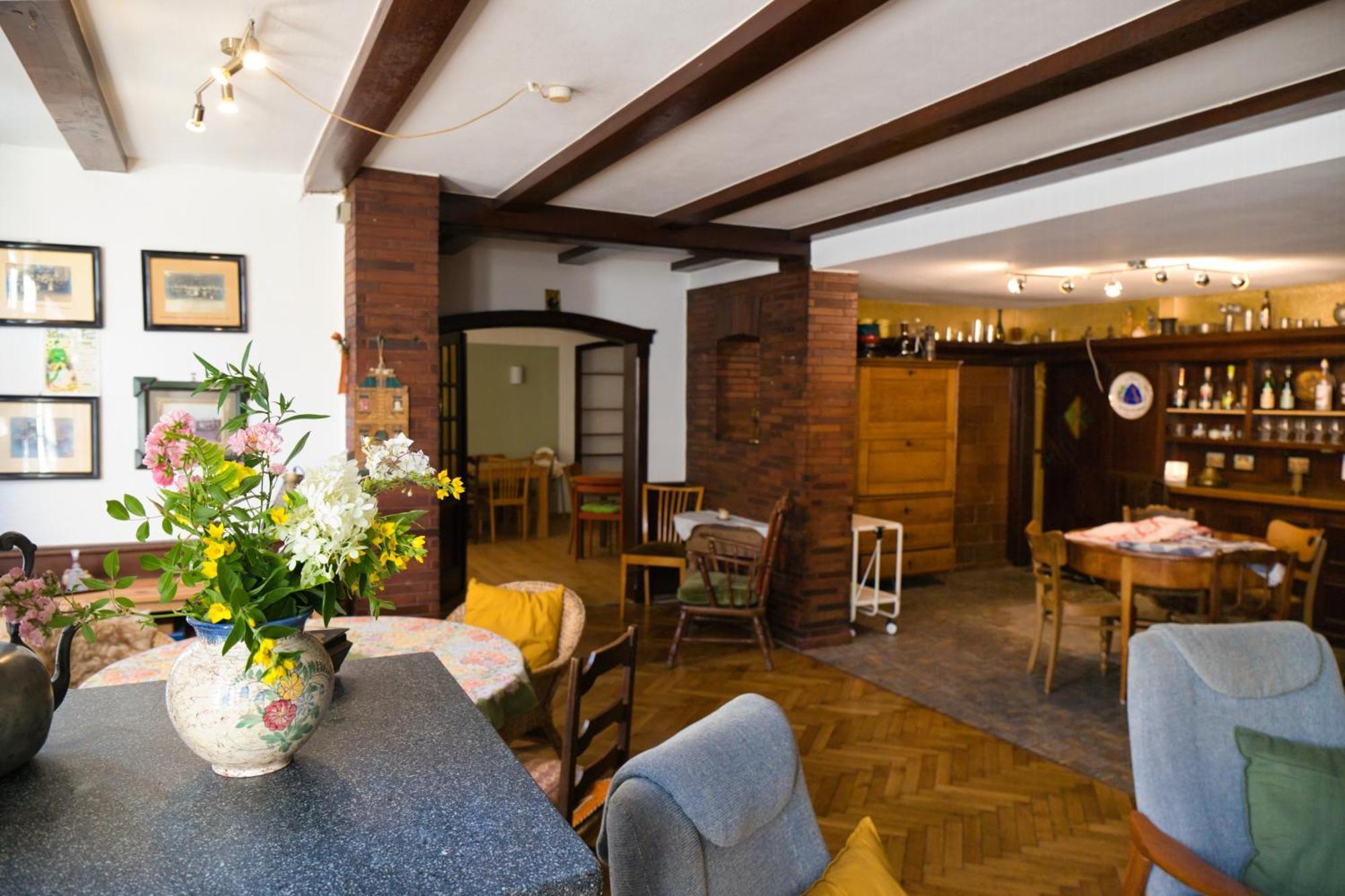 Gasthaus Benke, Fachwerkhaus In Westfalen 达特尔恩 外观 照片